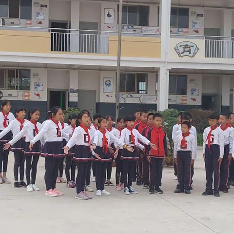 麒麟区沿江街道四圩小学“梦想新起航”开学典礼