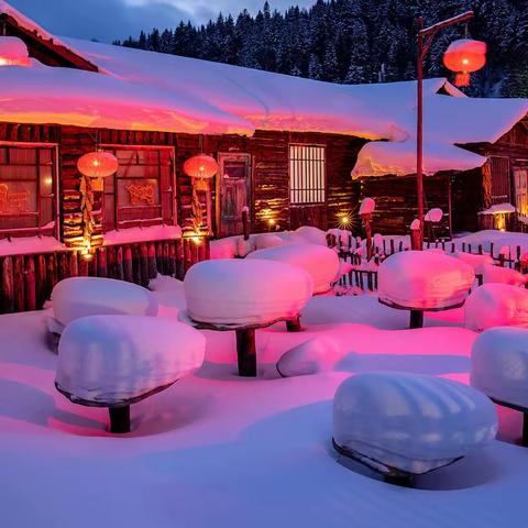 那年冬天，我俩的东北冰雪之旅