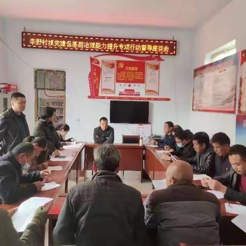 李野村抓党建促基层能力提升