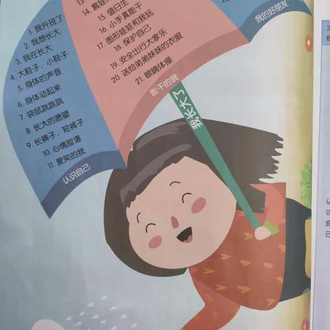 中二班9月份班本活动《我长大了》