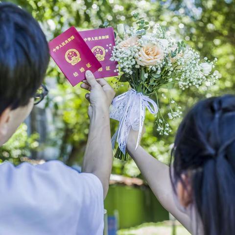 结婚登记照跟拍