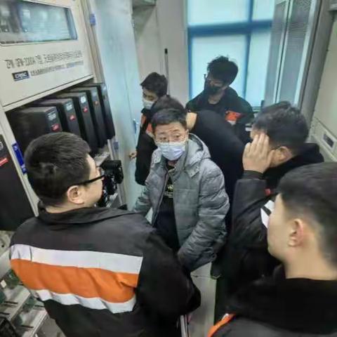 13新民电务车间2月份集中组织培训