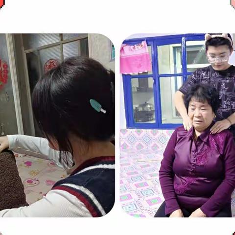 “寒冬送温暖，浓浓敬老情”—2103班实践活动