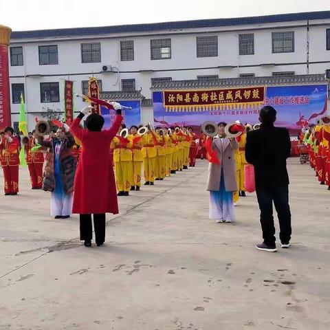 南街排鼓应邀小店赵庄祝贺2022洛阳市乡村文化合作社推进会汝阳分会场拾零