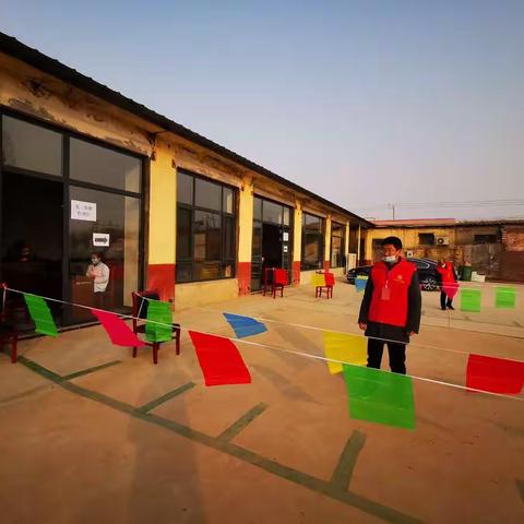 南胡庄村核酸检测演练