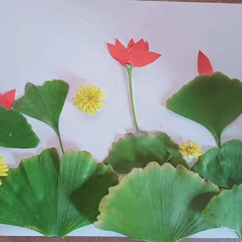 【温仁镇大柳树小学】六年级手工作品——“品味秋日之美”树叶画