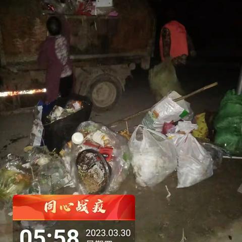 丰仪镇环境卫生日工作照