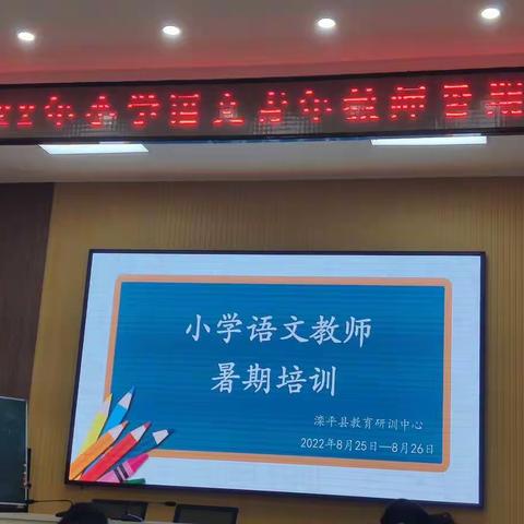 暑期学习 不负芳华——记2022年小学语文青年教师暑期培训