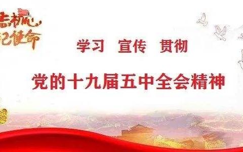 北宿镇中心幼儿园党支部开展“学习贯彻十九届五中全会精神”主题党日活动