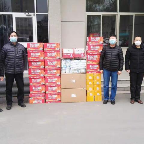 农工党濮阳市委会联合可利威化工有限公司捐赠疫情防控物资