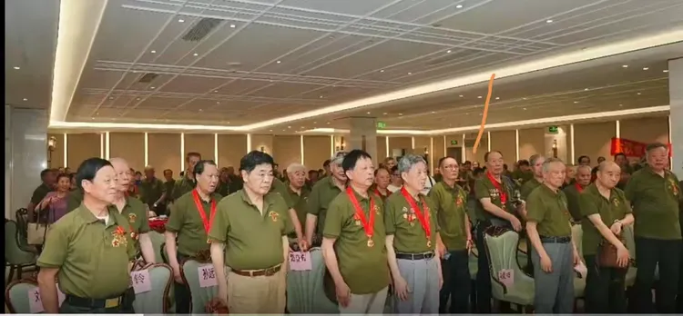 福州地区参战老兵 援越抗美六十周年纪念大会纪实 (图9)