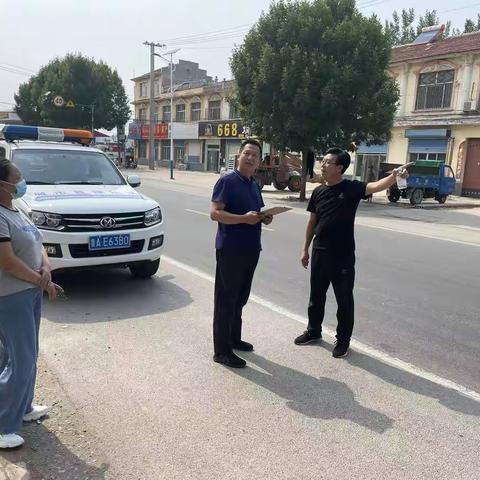 郑路镇：县执法局领导到郑路镇督导检查"门前五包“责任制落实情况