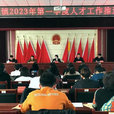 茨榆坨镇召开2023年第一季度人才工作推进会议