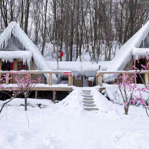 桦甸市第四届冰雪节于2021年12月23日在枫雪部落开幕