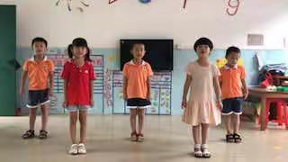 麻榨中心幼儿园中四班语言表演❤️