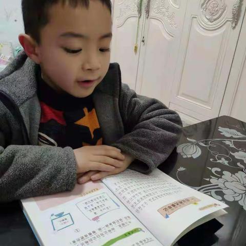 我是池阳小学一年级一班李辰奕，我正在参加寒假“微实践”活动，《经典书籍我阅读》