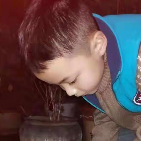 我是池阳小学二年级1班的李辰奕，我正在参加“微实践”之“微种植”活动。