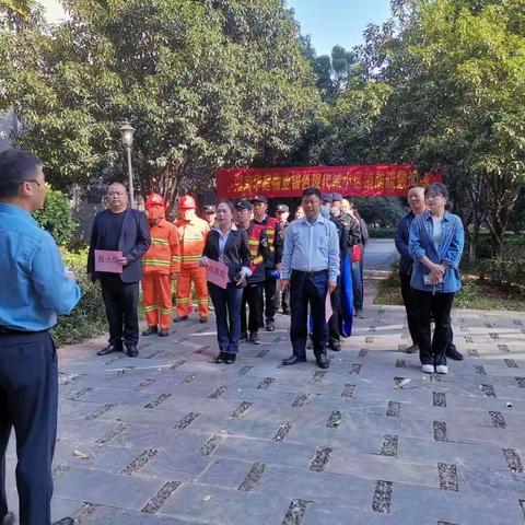 湖南华庭物业银色现代城小区2022年消防实战演练