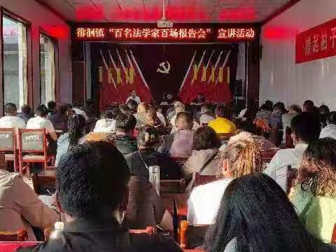 徘徊镇开展“百名法学家百场报告会”法治宣讲活动