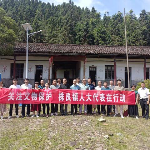 关注文物保护  株良镇人大代表在行动