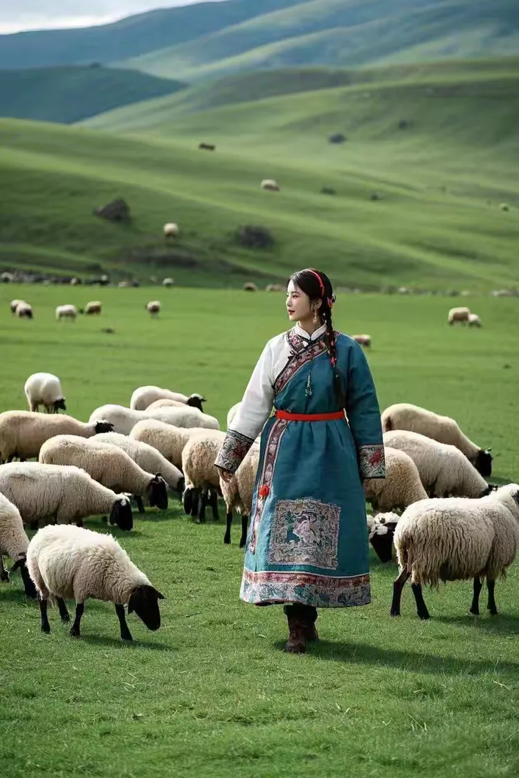 草原之心:内蒙古族姑娘与摄影师的传奇邂逅