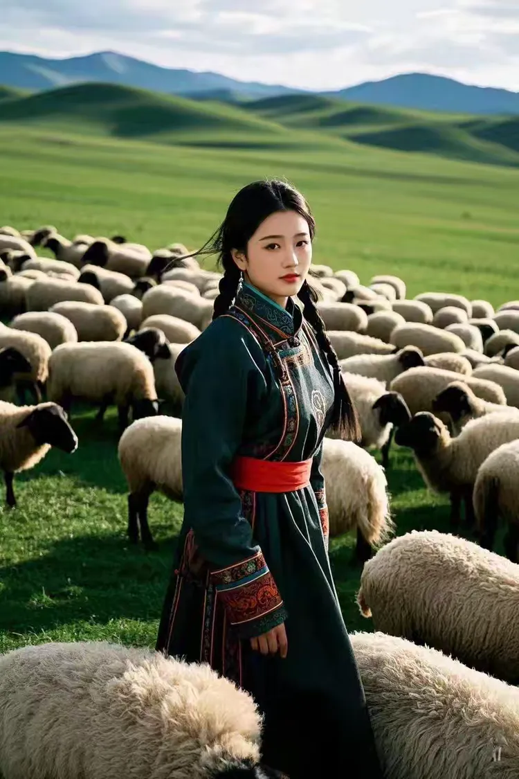 草原之心:内蒙古族姑娘与摄影师的传奇邂逅