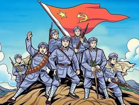 同红军在一起——记林业中学初一一班第四周读书交流会