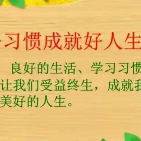 养良好习惯，做美德少年——学生好习惯养成篇