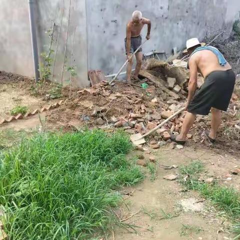 【潘家管区】深入推进人居环境整治，集中清理“三大堆”