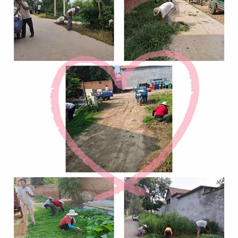 【潘家管区】雨后绿堪染，环卫除草忙