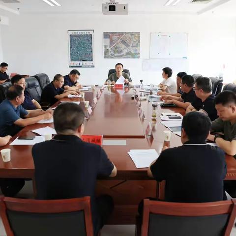 市领导巩奎永、宋理达专题调度玉带河流域综合整治开发、“南水北调”引江入武项目