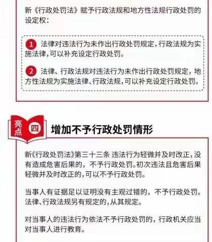 新《中华人民共和国行政处罚法》一图解读