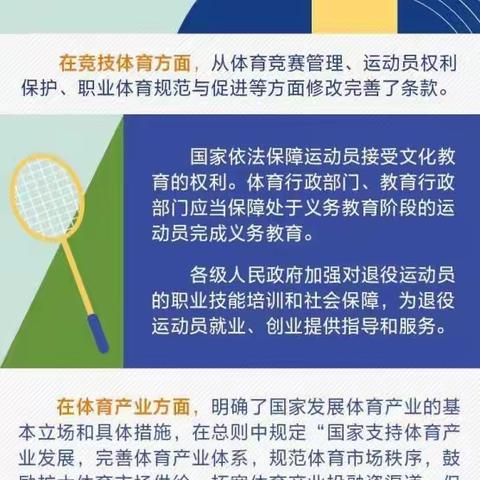 一图带你了解新《体育法》