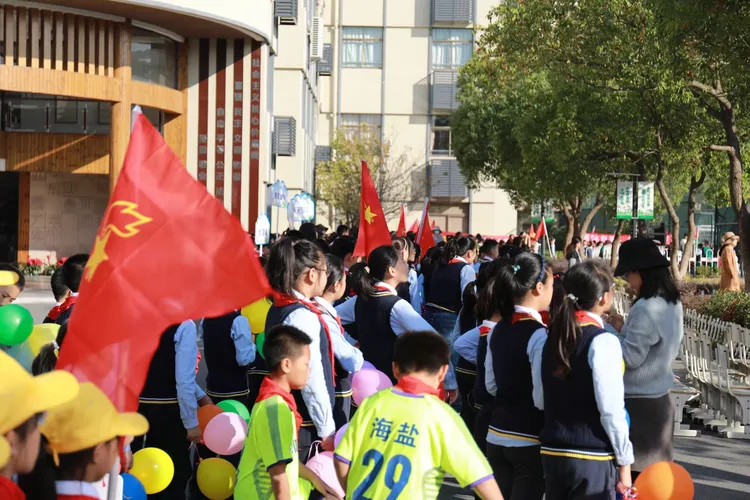 天宁小学2019秋季运动会之入场式!
