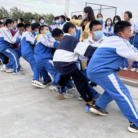 众力并，万钧举——郾城实验中学西校区七年级拔河友谊赛纪实