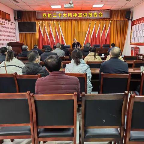 学习党的二十大精神县委常委党组宣讲团专题党课在太坪社区举行