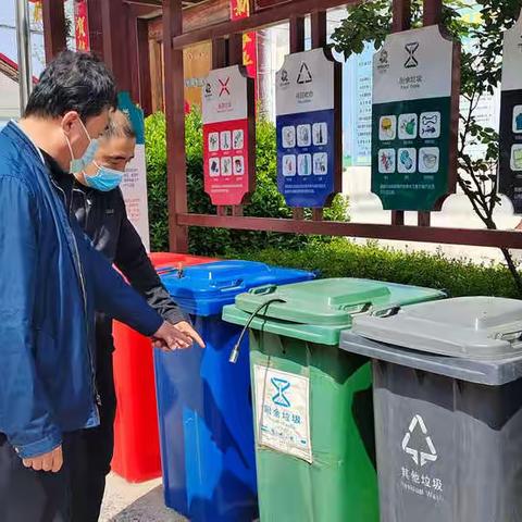 济阳区城管局督导垃圾分类及生活垃圾治理工作