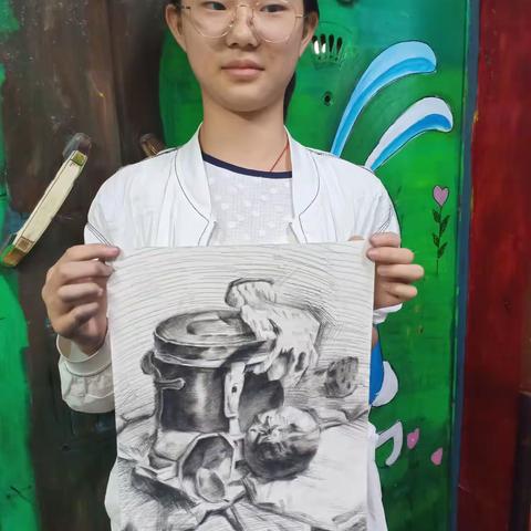 多彩美术东湖校区素描班作品