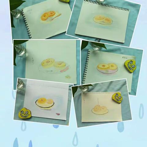 彩铅手绘――甜甜圈