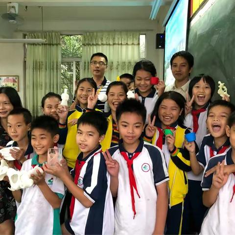 感受3D打印，播下科学种子———四会市大沙镇黄涛中心小学“科普进校园”活动