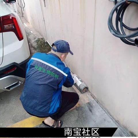 2023年12月7日蓝天海府片区病媒防制工作日志