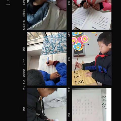 冰纷假日多彩作业----泗洪县龙集中心小学五年级寒假好作业掠影