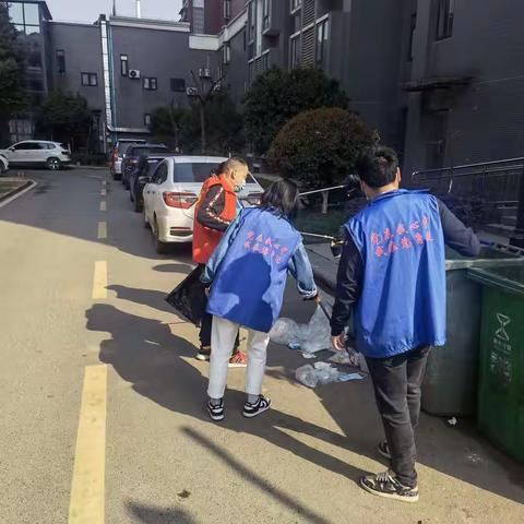 永丰街董家店社区开展"全民战疫，清洁家园”活动