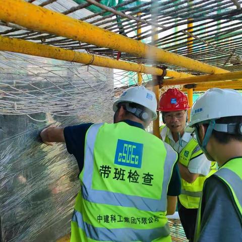 【建证·先行示范】中建科工华南大区总工程师陆建新赴前海交易广场项目调研