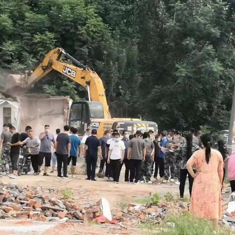 安陵镇政府对违法建筑采取“四零”措施