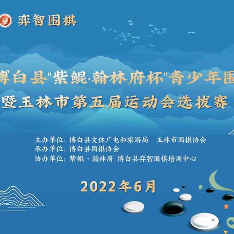 童年“弈”棋，记2022年博白县“紫鲲•翰林府杯“青少年围棋赛