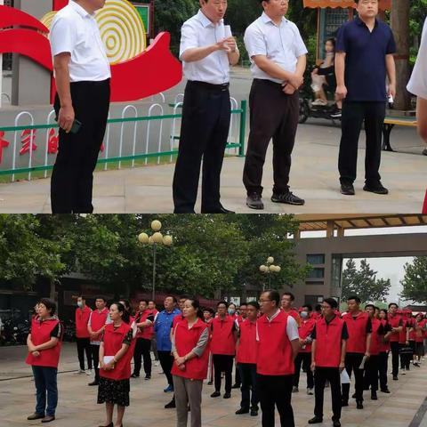 全民齐攻坚，协力共创城——产业新城管委会6月25日帮扶创建文明城市纪实