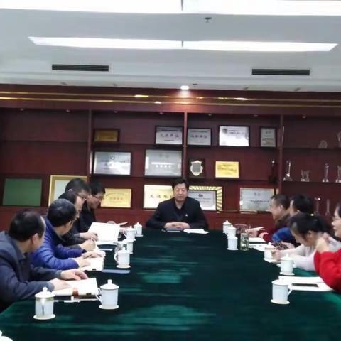 出成效 创亮点  陈景华部长召开主管科室工作部署会