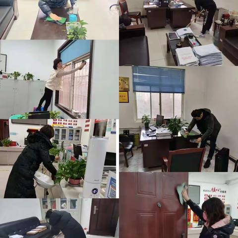 曲江街道机关开展“迎新春大清扫 安全隐患大排查”活动