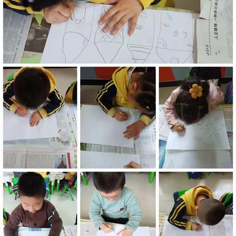 叮当艺术培训大班绘画组精彩剪影
